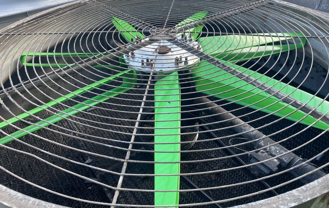 GT Green Fan installed at a corrugated cardboard plant